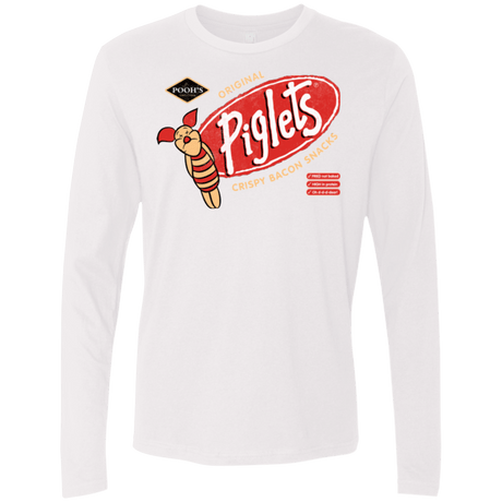 T-Shirts White / Small Pigsnacks Men's Premium Long Sleeve