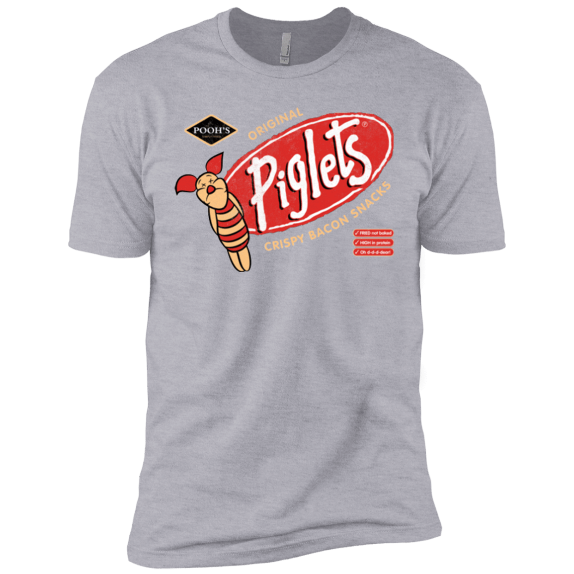 T-Shirts Heather Grey / X-Small Pigsnacks Men's Premium T-Shirt