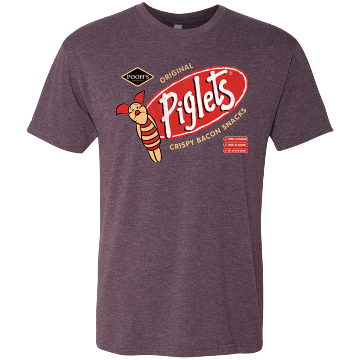 T-Shirts Vintage Purple / Small Pigsnacks Men's Triblend T-Shirt