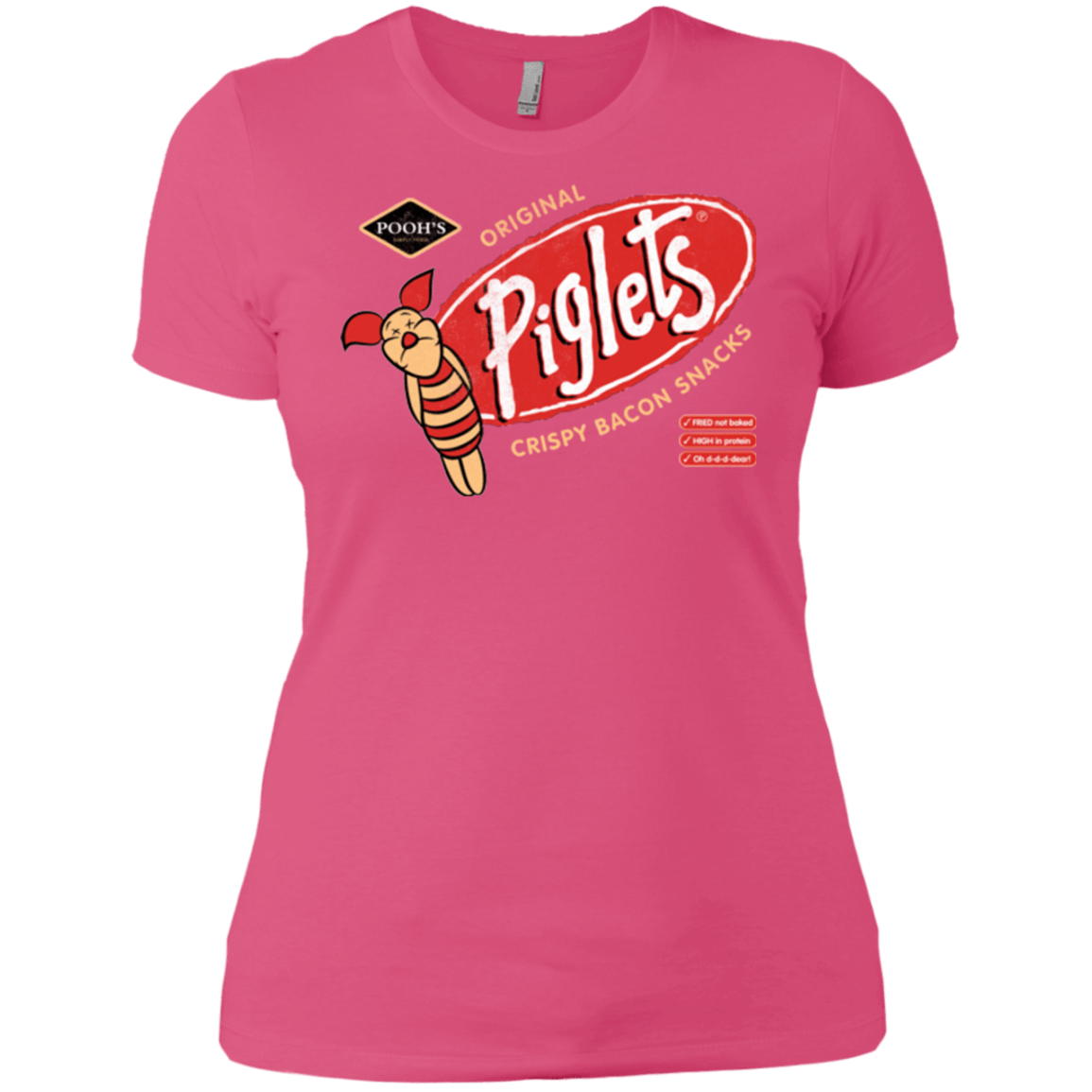 T-Shirts Hot Pink / X-Small Pigsnacks Women's Premium T-Shirt