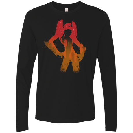 T-Shirts Black / Small Pilot 02 Men's Premium Long Sleeve