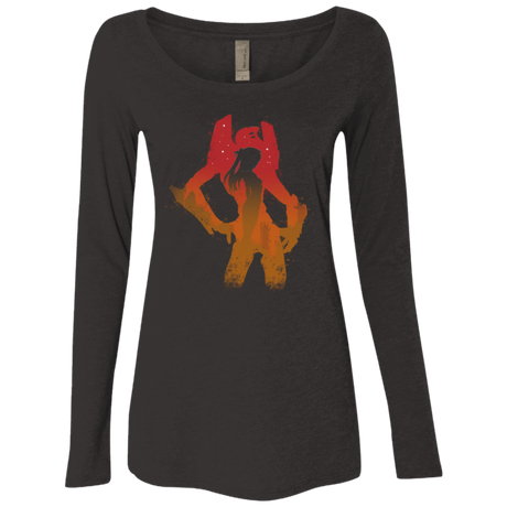 T-Shirts Vintage Black / Small Pilot 02 Women's Triblend Long Sleeve Shirt