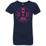 T-Shirts Midnight Navy / YXS Pink Power Girls Premium T-Shirt