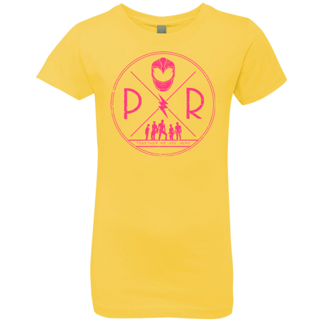 T-Shirts Vibrant Yellow / YXS Pink Power Girls Premium T-Shirt
