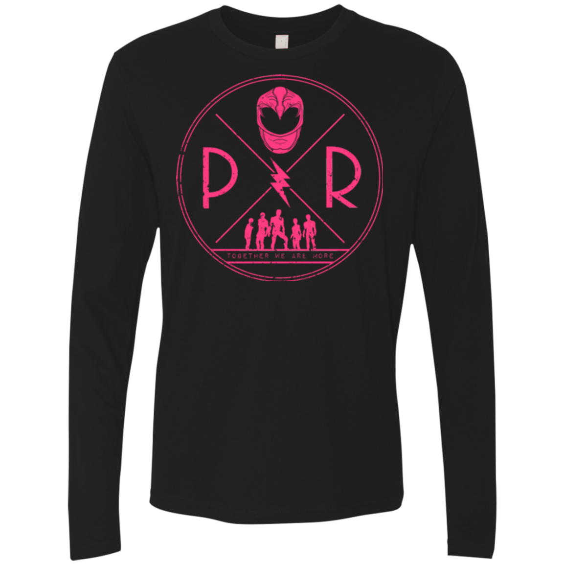 T-Shirts Black / Small Pink Power Men's Premium Long Sleeve