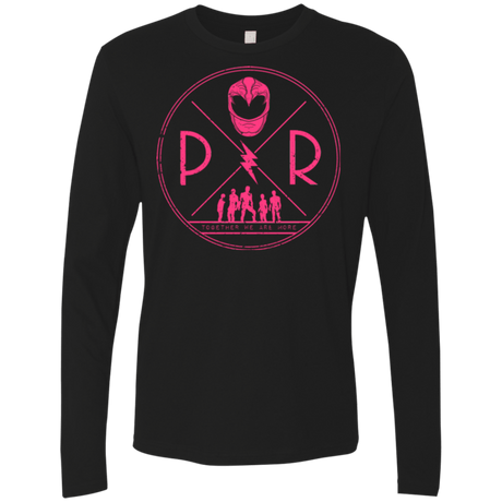 T-Shirts Black / Small Pink Power Men's Premium Long Sleeve