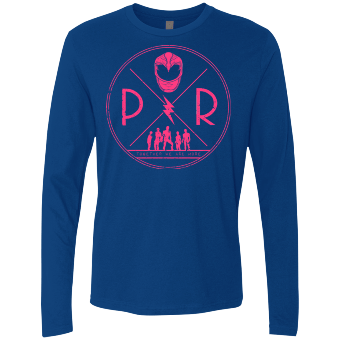 T-Shirts Royal / Small Pink Power Men's Premium Long Sleeve