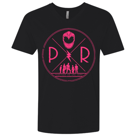 T-Shirts Black / X-Small Pink Power Men's Premium V-Neck