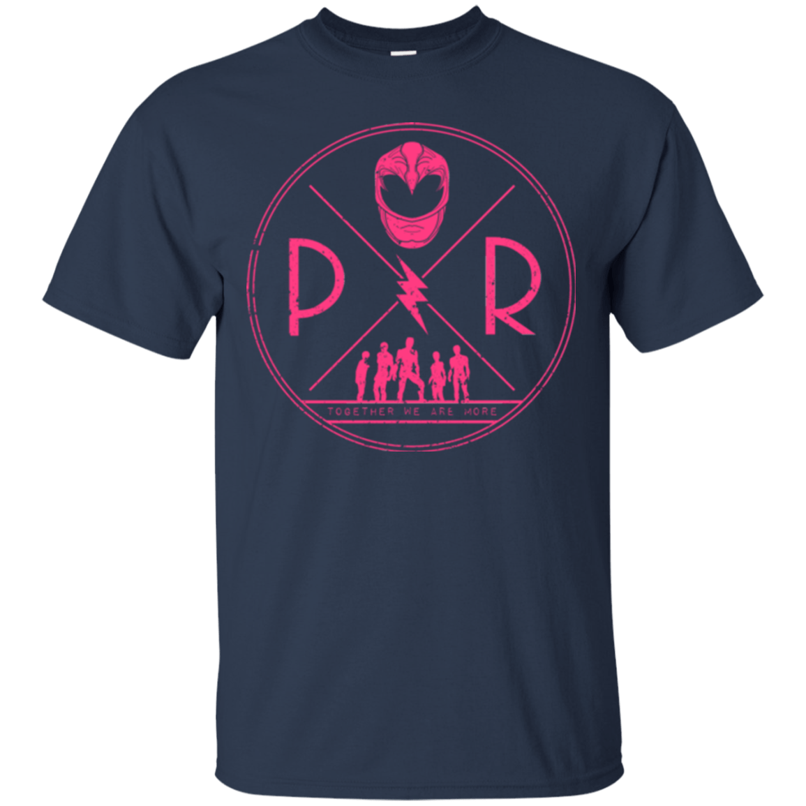 T-Shirts Navy / Small Pink Power T-Shirt