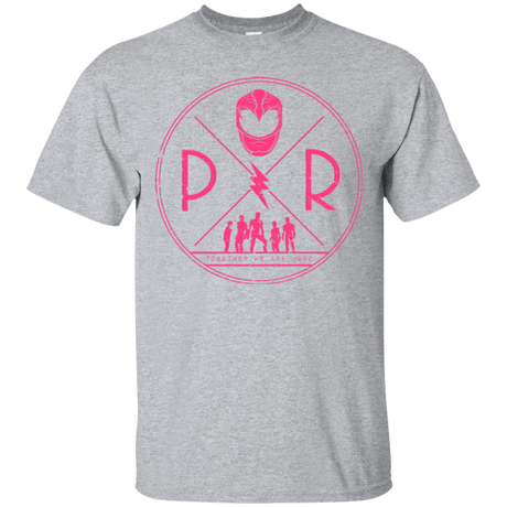 T-Shirts Sport Grey / Small Pink Power T-Shirt