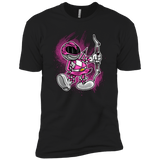 T-Shirts Black / YXS Pink Ranger Artwork Boys Premium T-Shirt