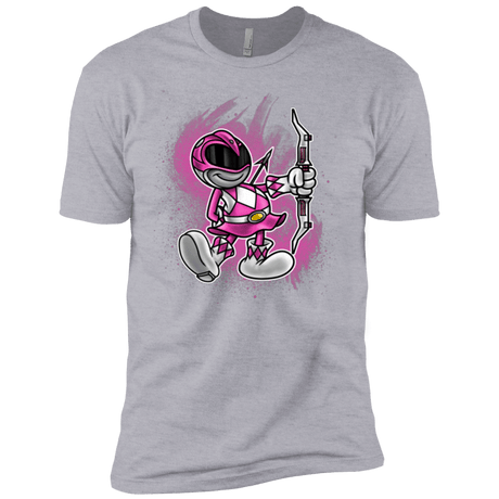 T-Shirts Heather Grey / YXS Pink Ranger Artwork Boys Premium T-Shirt
