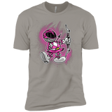 T-Shirts Light Grey / YXS Pink Ranger Artwork Boys Premium T-Shirt