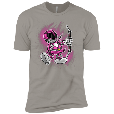 T-Shirts Light Grey / YXS Pink Ranger Artwork Boys Premium T-Shirt
