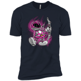 T-Shirts Midnight Navy / YXS Pink Ranger Artwork Boys Premium T-Shirt
