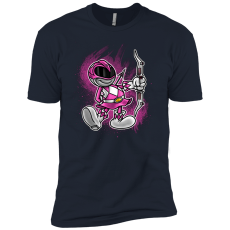 T-Shirts Midnight Navy / YXS Pink Ranger Artwork Boys Premium T-Shirt