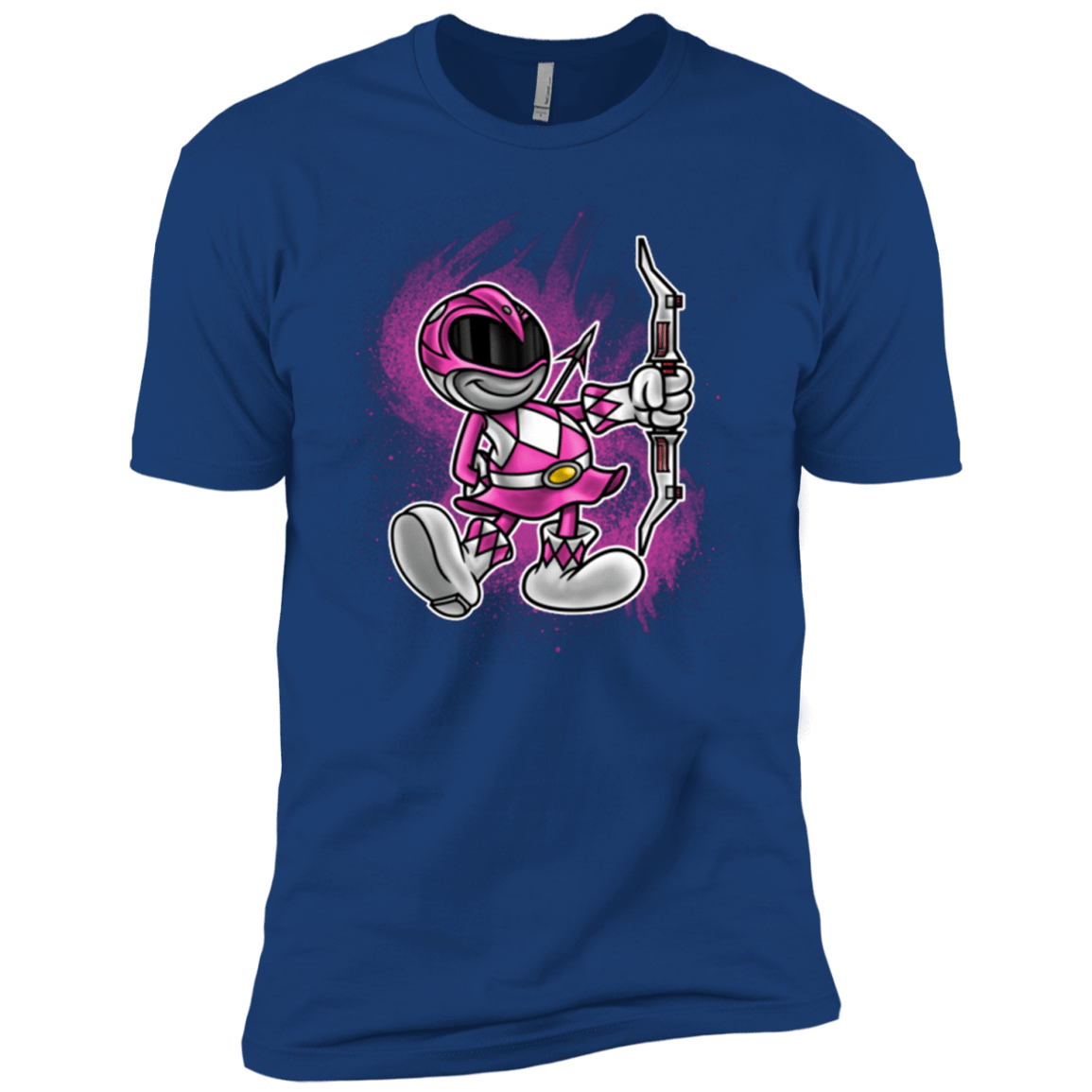 T-Shirts Royal / YXS Pink Ranger Artwork Boys Premium T-Shirt