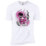 T-Shirts White / YXS Pink Ranger Artwork Boys Premium T-Shirt