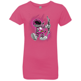 T-Shirts Hot Pink / YXS Pink Ranger Artwork Girls Premium T-Shirt