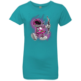 T-Shirts Tahiti Blue / YXS Pink Ranger Artwork Girls Premium T-Shirt