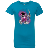 T-Shirts Turquoise / YXS Pink Ranger Artwork Girls Premium T-Shirt