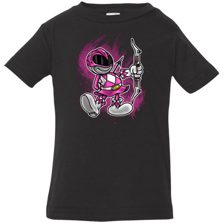 T-Shirts Black / 6 Months Pink Ranger Artwork Infant PremiumT-Shirt