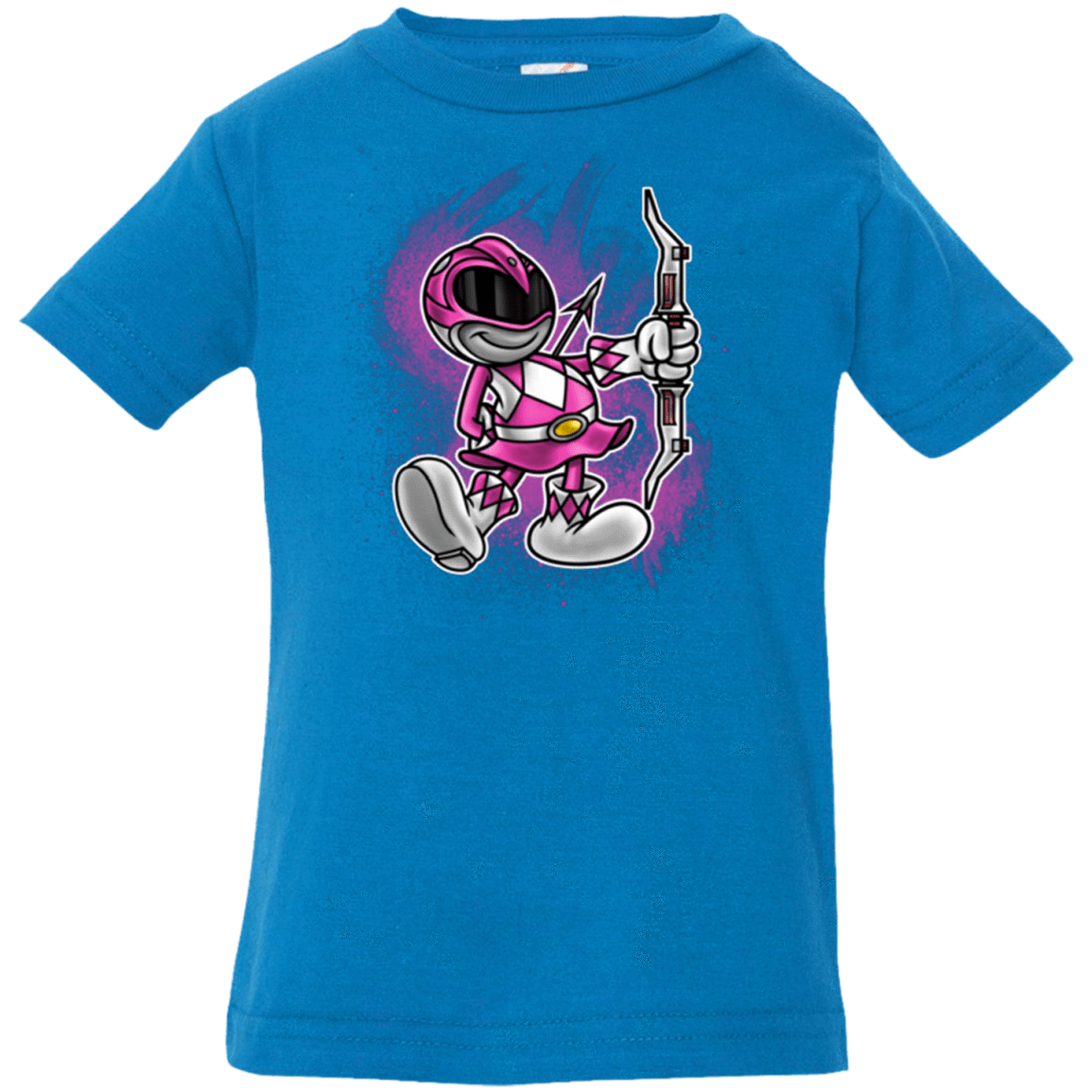 T-Shirts Cobalt / 6 Months Pink Ranger Artwork Infant PremiumT-Shirt