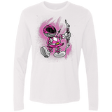 T-Shirts White / Small Pink Ranger Artwork Men's Premium Long Sleeve