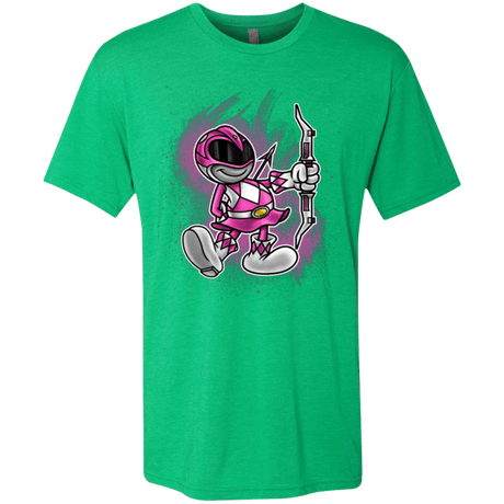 T-Shirts Envy / Small Pink Ranger Artwork Men's Triblend T-Shirt