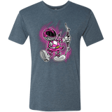 T-Shirts Indigo / Small Pink Ranger Artwork Men's Triblend T-Shirt