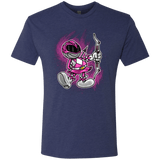 T-Shirts Vintage Navy / Small Pink Ranger Artwork Men's Triblend T-Shirt