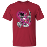 T-Shirts Cardinal / Small Pink Ranger Artwork T-Shirt