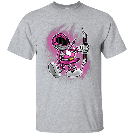T-Shirts Sport Grey / Small Pink Ranger Artwork T-Shirt