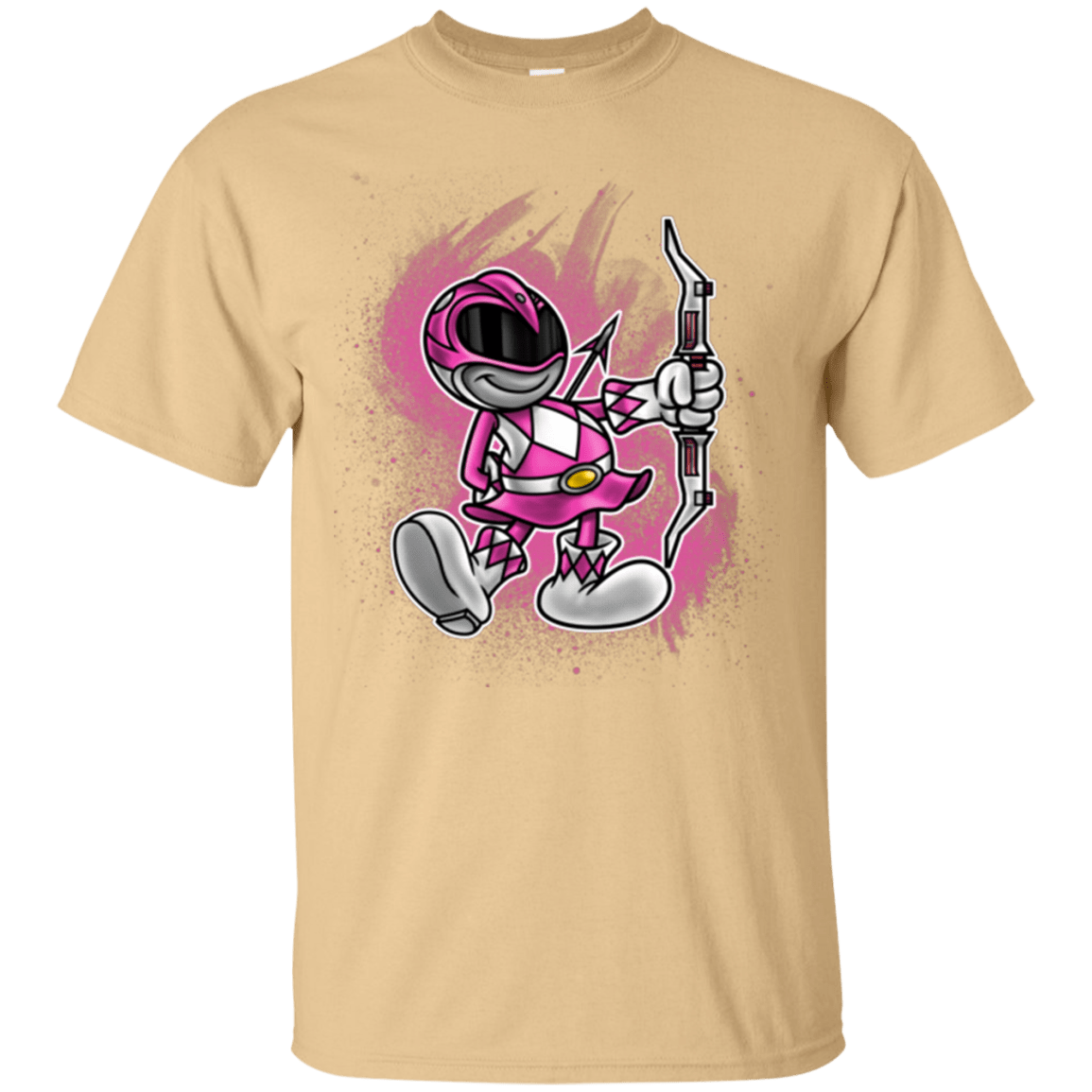 T-Shirts Vegas Gold / Small Pink Ranger Artwork T-Shirt
