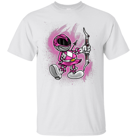 T-Shirts White / Small Pink Ranger Artwork T-Shirt