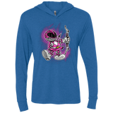 T-Shirts Vintage Royal / X-Small Pink Ranger Artwork Triblend Long Sleeve Hoodie Tee