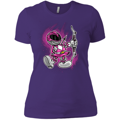 T-Shirts Purple / X-Small Pink Ranger Artwork Women's Premium T-Shirt