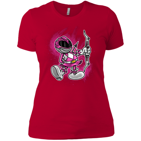 T-Shirts Red / X-Small Pink Ranger Artwork Women's Premium T-Shirt