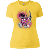 T-Shirts Vibrant Yellow / X-Small Pink Ranger Artwork Women's Premium T-Shirt