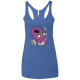 T-Shirts Vintage Royal / X-Small Pink Ranger Artwork Women's Triblend Racerback Tank