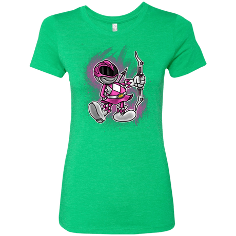 T-Shirts Envy / Small Pink Ranger Artwork Women's Triblend T-Shirt