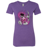 T-Shirts Purple Rush / Small Pink Ranger Artwork Women's Triblend T-Shirt