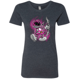 T-Shirts Vintage Navy / Small Pink Ranger Artwork Women's Triblend T-Shirt