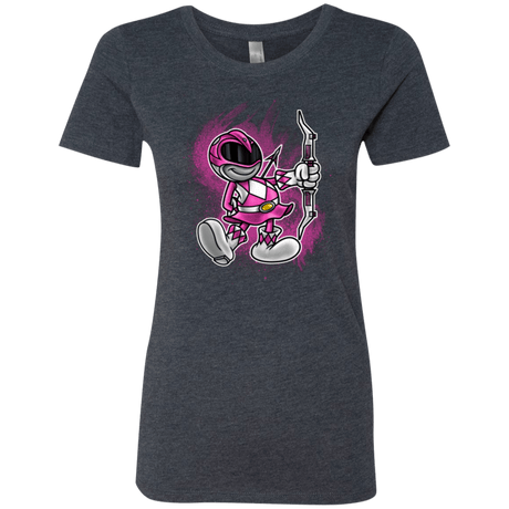 T-Shirts Vintage Navy / Small Pink Ranger Artwork Women's Triblend T-Shirt