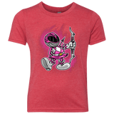 T-Shirts Vintage Red / YXS Pink Ranger Artwork Youth Triblend T-Shirt