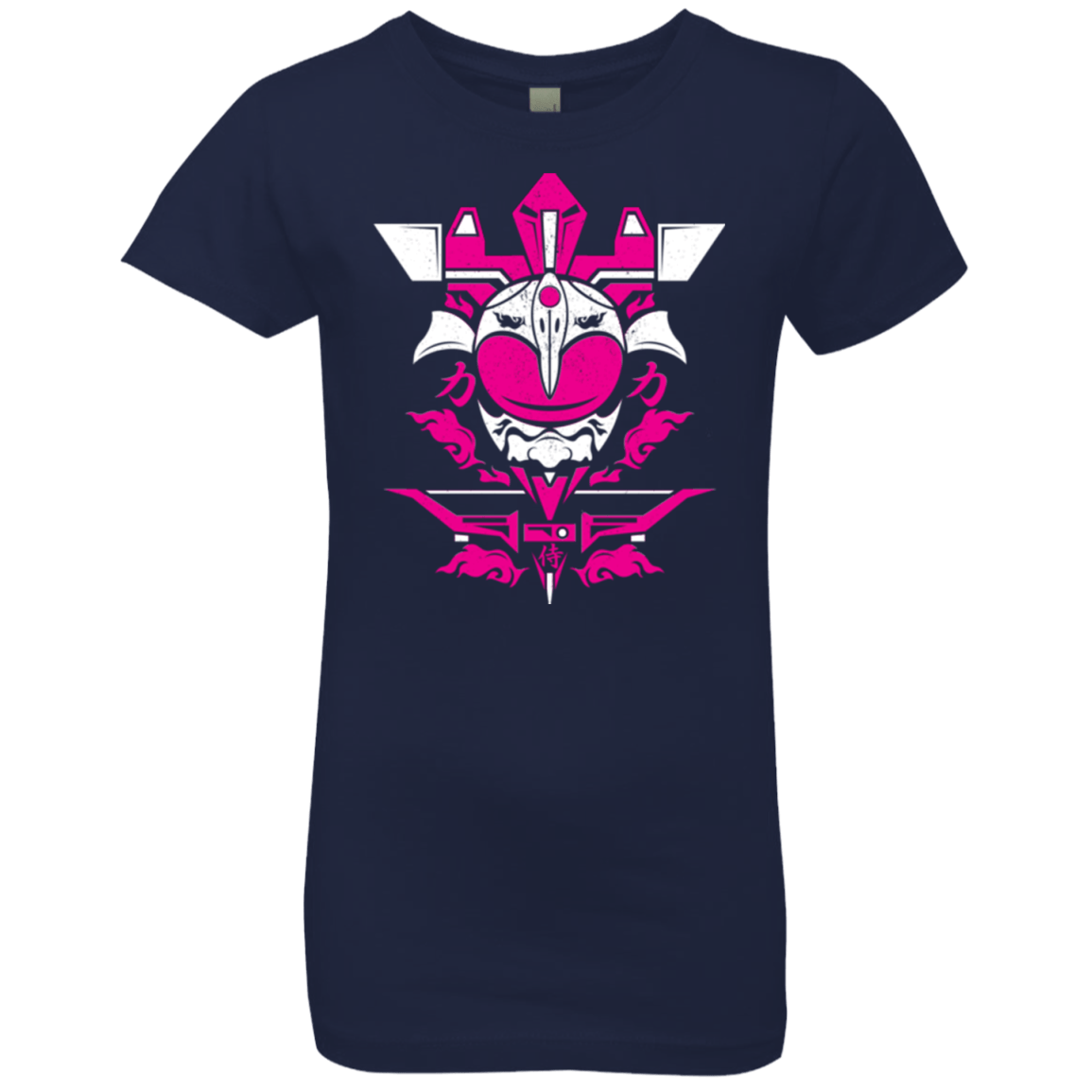 T-Shirts Midnight Navy / YXS Pink Ranger Girls Premium T-Shirt