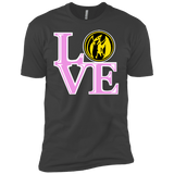 T-Shirts Heavy Metal / YXS Pink Ranger LOVE Boys Premium T-Shirt