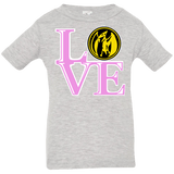 T-Shirts Heather / 6 Months Pink Ranger LOVE Infant Premium T-Shirt