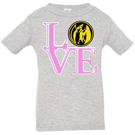 T-Shirts Heather / 6 Months Pink Ranger LOVE Infant Premium T-Shirt