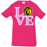 T-Shirts Hot Pink / 6 Months Pink Ranger LOVE Infant Premium T-Shirt